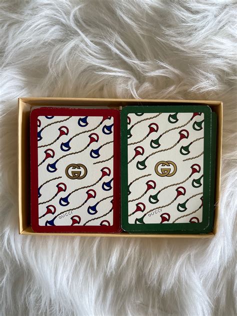 gucci playing cards set